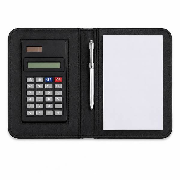 Bloco de Anotações com Calculadora