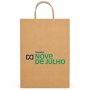 Sacola de papel kraft