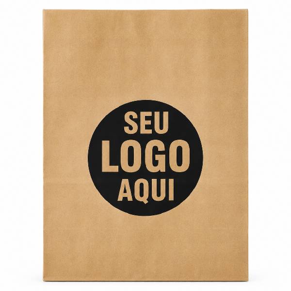 Sacola De Papel Personalizada Kit Loja 100 unidades Brindes