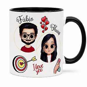 Caneca Personalizada com Foto Dia dos Namorados