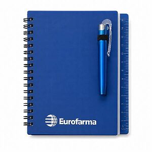 Bloco de Anotações com Capa Plástica