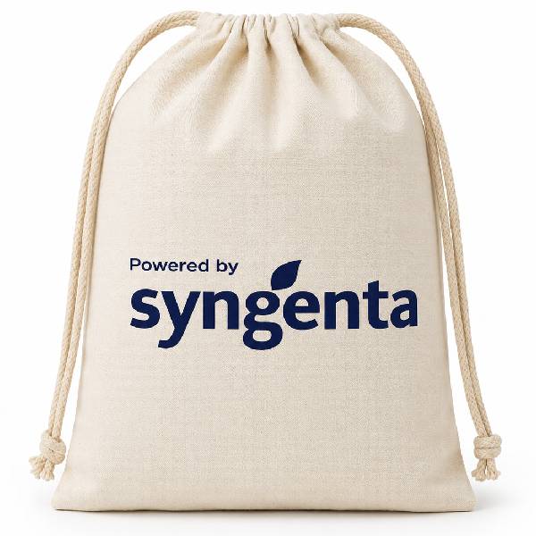 50 Unid Mochila Saco Algodão Cru Personalizado