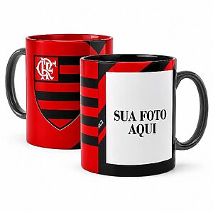 Caneca Personalizada do Flamengo com Foto