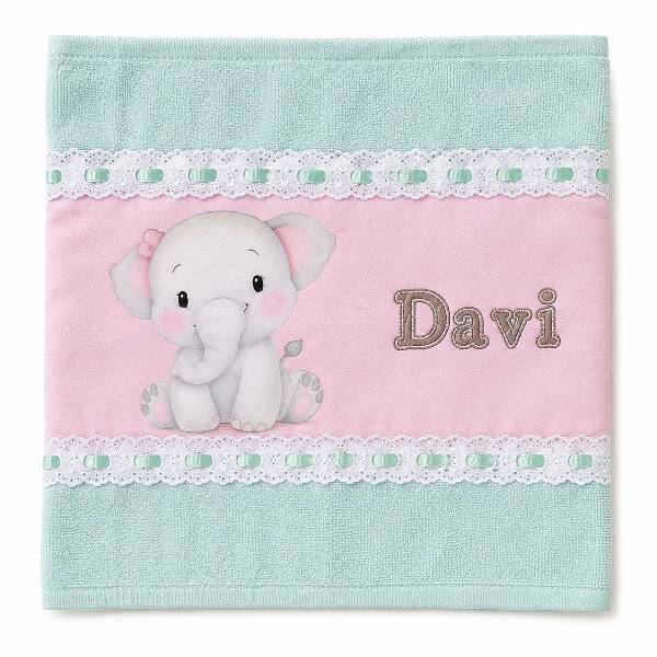 Toalha de Mão Infantil Personalizada