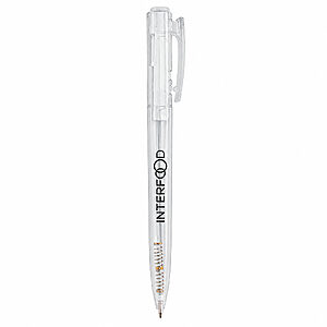 Caneta esferográfica transparente