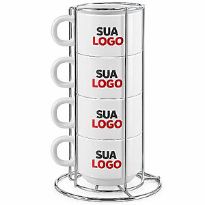 Torre Xícara de Cerâmica Com Sua Logo