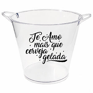 Balde de Gelo Personalizado Namorados