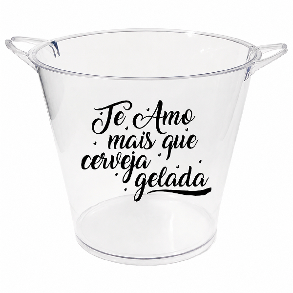 Balde de Gelo Personalizado Namorados
