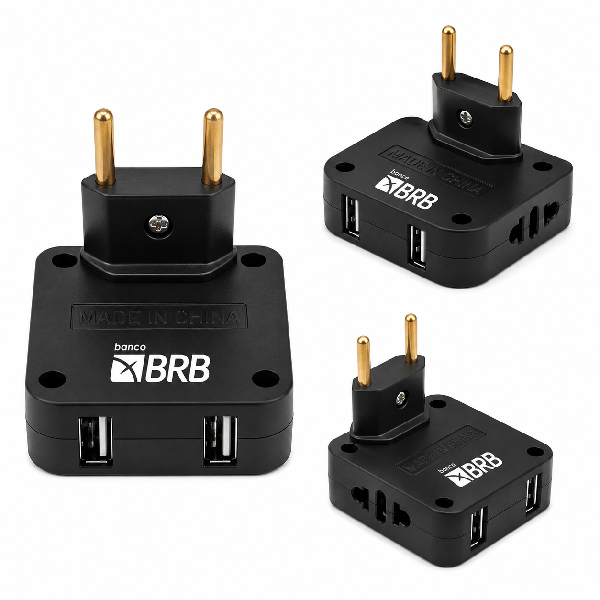 Adaptador usb de tomada personalizado