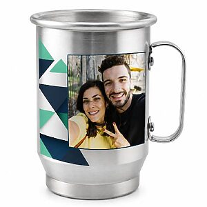 Caneca de Alumínio Personalizada com Foto