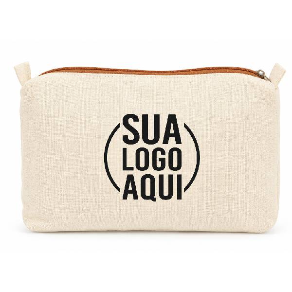 Necessaire De Algodão Reta Color