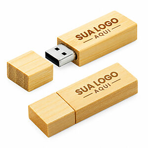 Pen Drive Bambu Reto Personalizado