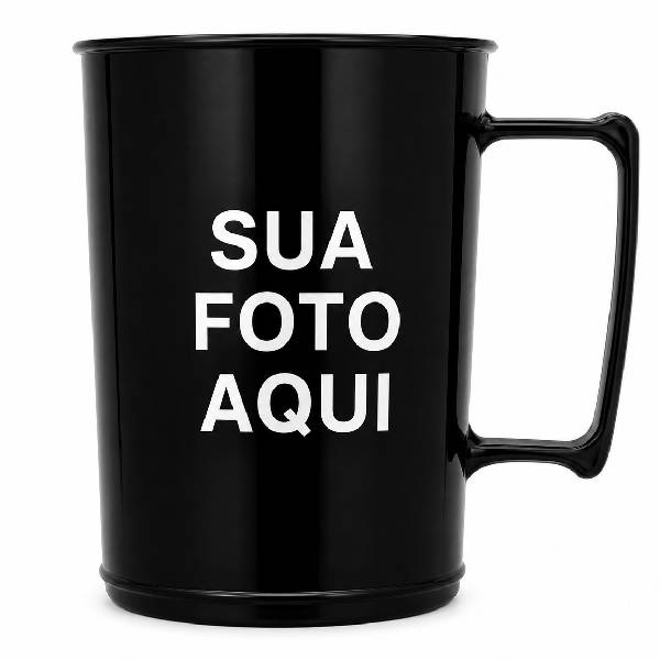 Caneca Plástica Personalizada com Foto