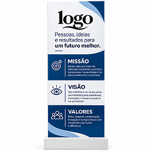 Totem Personalizado com Logo