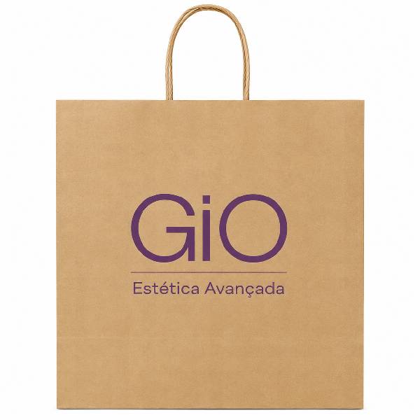 Sacola Embalagem Papel Craft Personalizada
