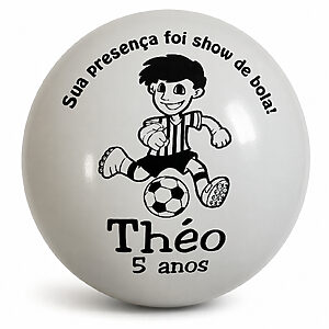 Bola de vinil personalizada aniversário