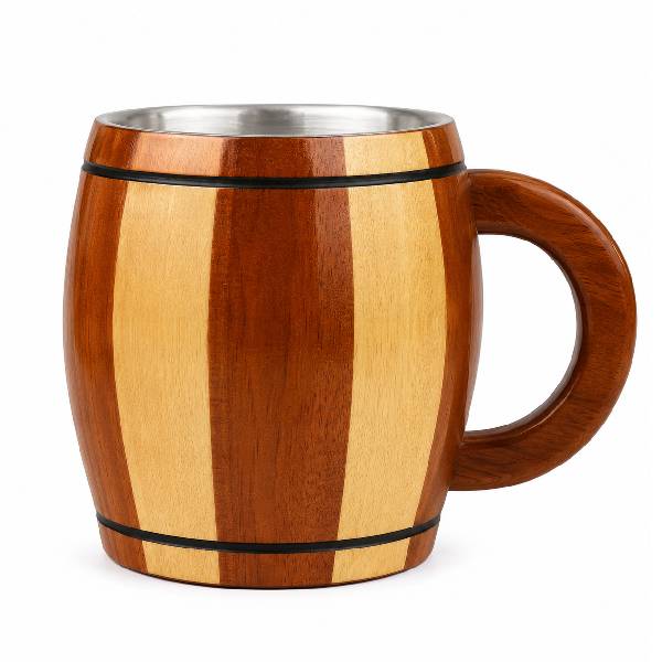 CANECA TÉRMICA MADEIRA