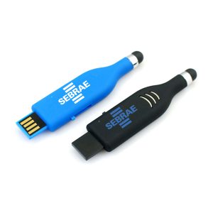 Pen drive 8gb com ponteira touch personalizado