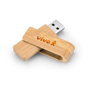 Pen drive 8gb de bambu personalizado