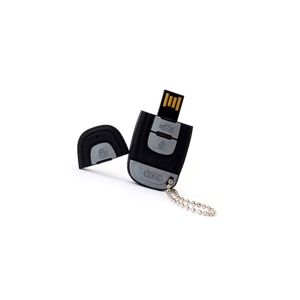 Pen drive emborrachado chave 3d