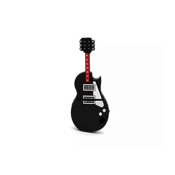 Pen drive emborrachado guitarra 2d