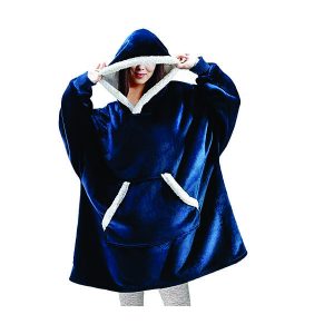 Pijama casaco cobertor de vestir oversized