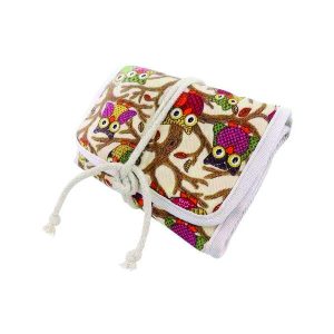 Porta Absorvente com Estampa de Corujas - Criatividade e Delicadeza