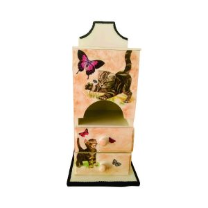 Porta Absorvente de Gatinhos em MDF - Encanto e Personalização