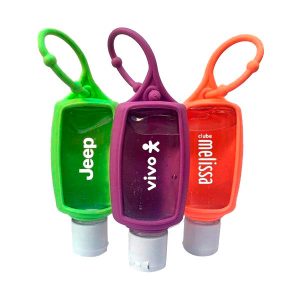 Porta álcool em gel personalizado