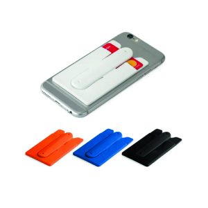 Porta cartão para celular personalizado com suporte