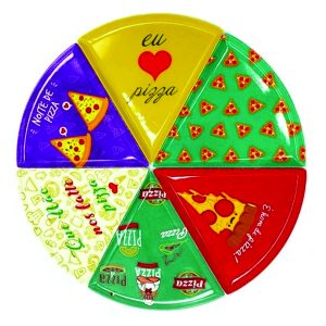 Prato Formato de Pizza