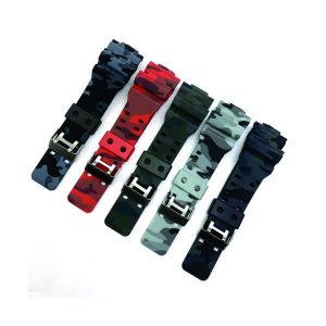 Pulseira de Borracha Camuflada