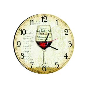 Relógio de Parede Vinho