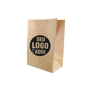 Sacola De Papel Personalizada Kit Loja 100 unidades Brindes