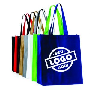 Sacola em PET Reciclado com Laterais em TNT - Funcionalidade com Sustentabilidade