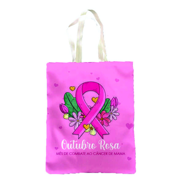 Sacola Personalizada Outubro Rosa