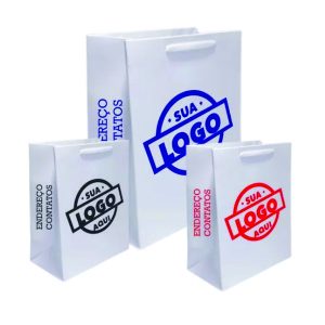 Sacola em papel offset chapado