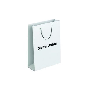 Sacolas de Papel Para Bijuterias Personalizada 10x15x4