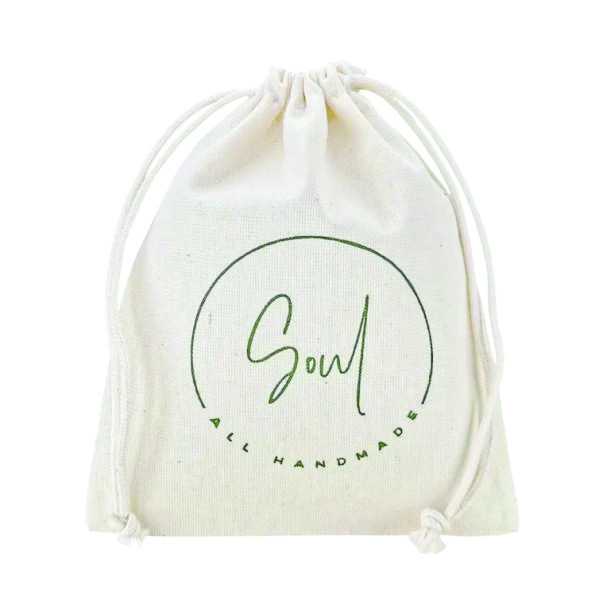 Saquinho de Algodão Cru Personalizado
