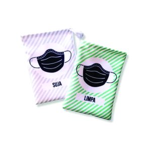 Saquinho para máscara personalizado
