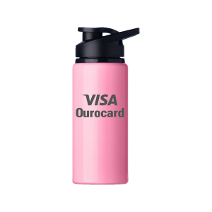 Squeeze Outubro Rosa 600ml - Hidrate-se e Apoie uma Boa Causa