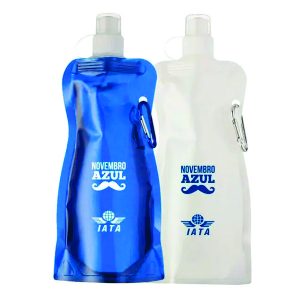 Squeeze Dobrável Novembro Azul Brinde