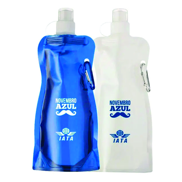 Squeeze Dobrável Novembro Azul Brinde