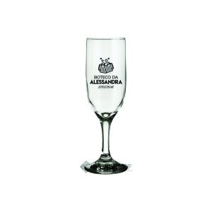Taça de vidro personalizada