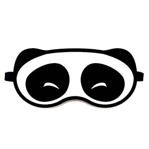 Tapa olhos - Ursinha Panda