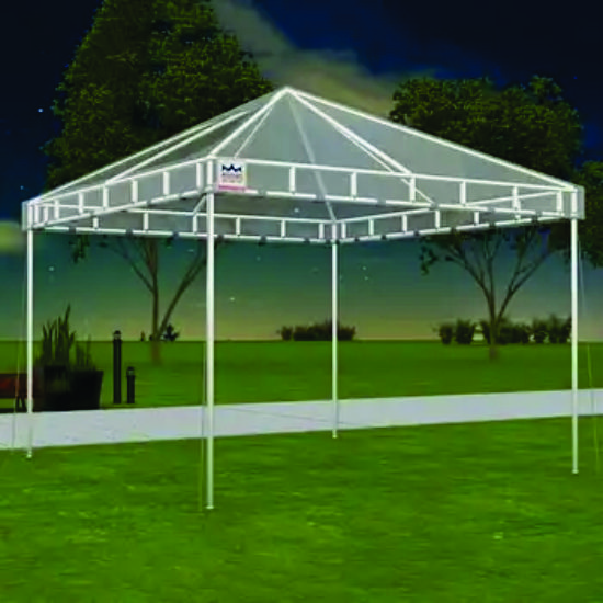 Tenda Piramidal Cristal Personalizada – Ideal para Eventos Externos