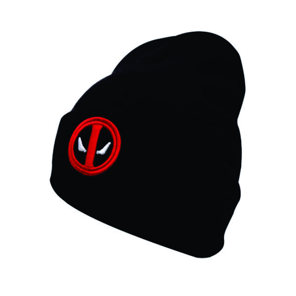 Touca personalizada Deadpool Preta e vermelha