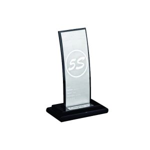 Troféu De Vidro Personalizado Brinde