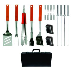 Utensílios para churrasco