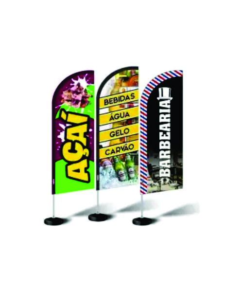 Wind Banner Personalizado Uso em Ambientes Internos